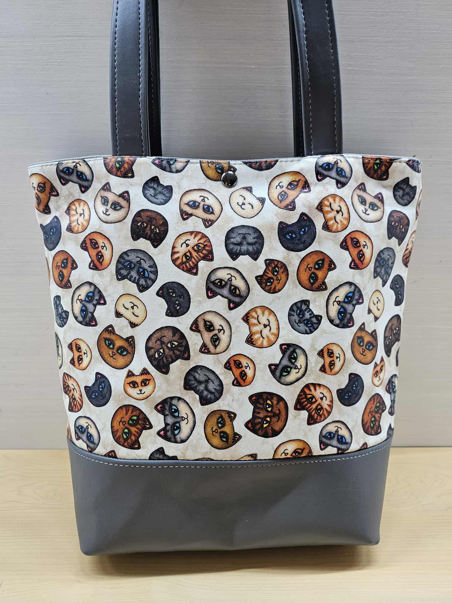Crazy Cats Tuesday Tote - RSquiltsNcrafts LLC