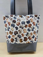 Load image into Gallery viewer, Crazy Cats Tuesday Tote - RSquiltsNcrafts LLC
