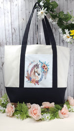 Load image into Gallery viewer, Add Your Own Print Sublimation Canvas Tote
