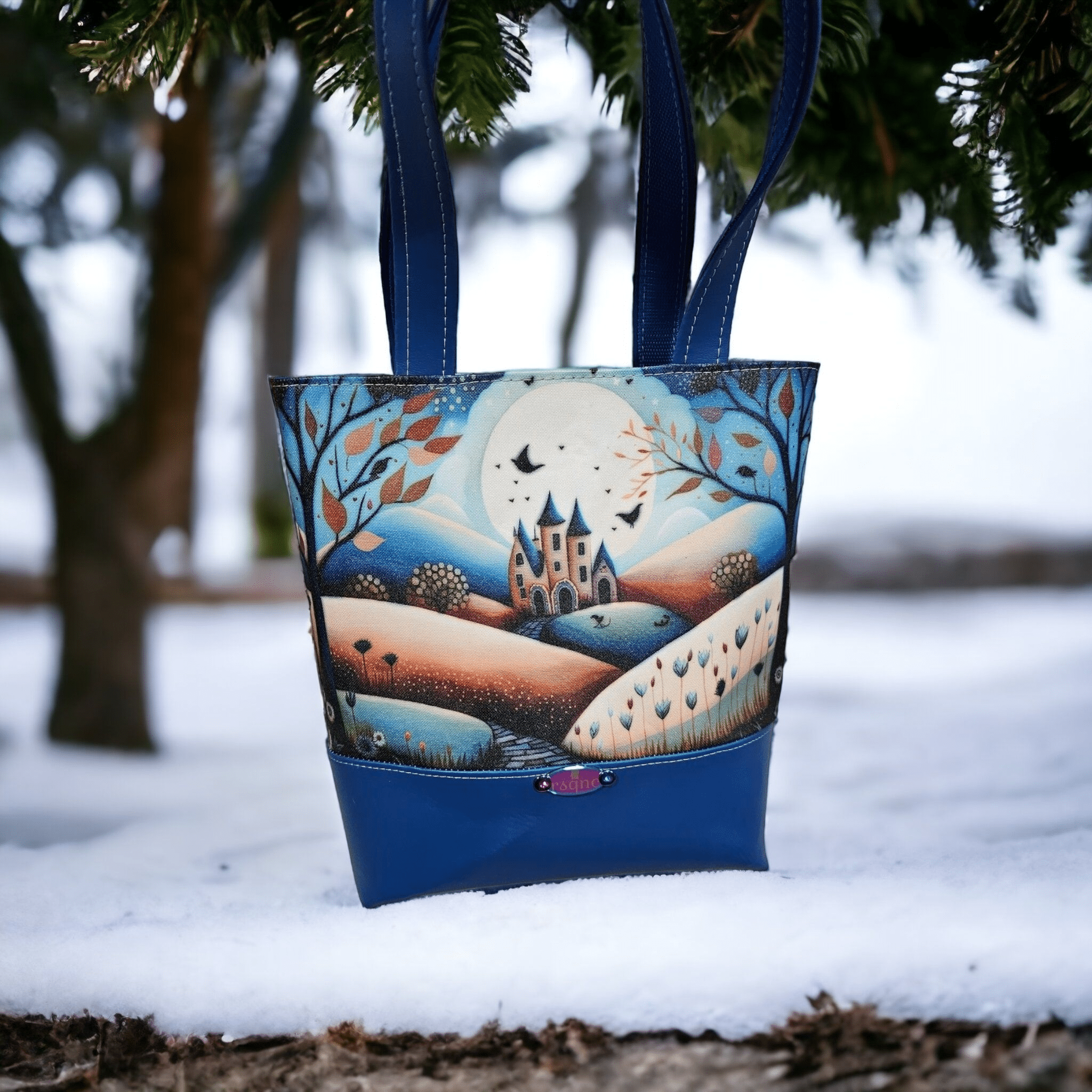 Blue Hills Fantasy Tote - RSquiltsNcrafts LLC