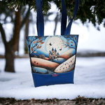 Load image into Gallery viewer, Blue Hills Fantasy Tote - RSquiltsNcrafts LLC
