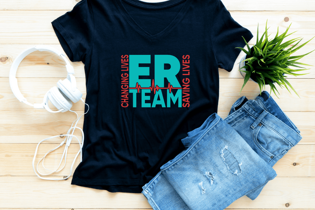 ER TEAM T-Shirt - RSquiltsNcrafts LLC