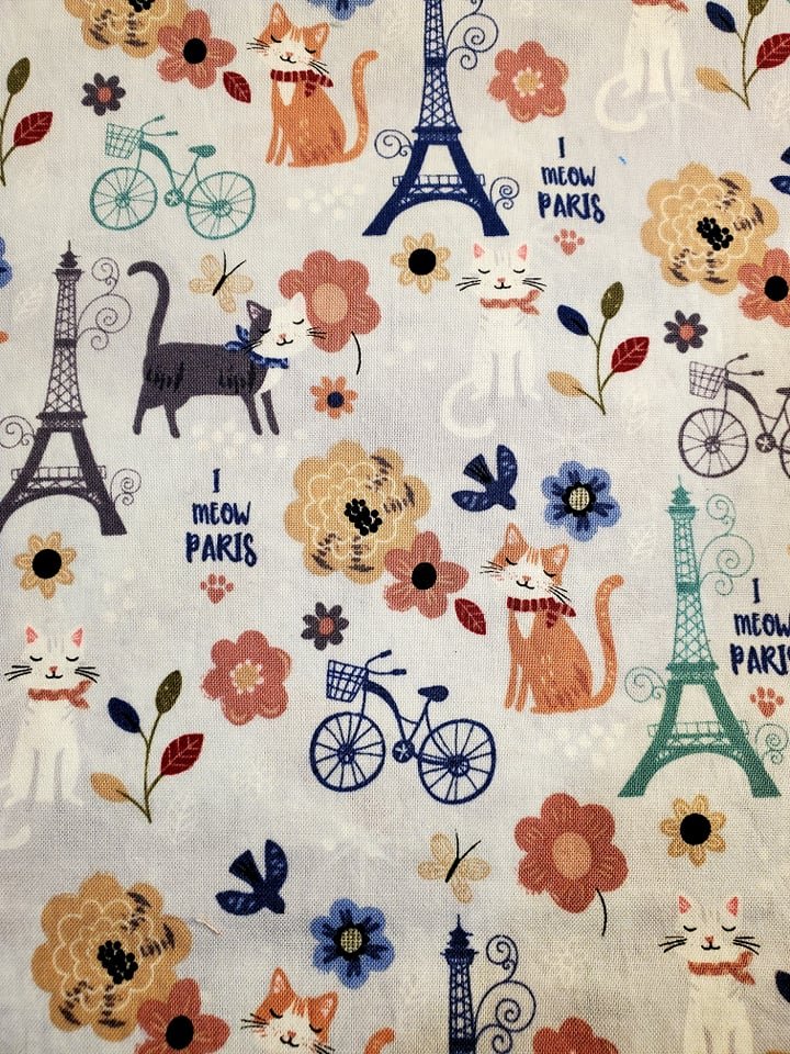 It's Raining Cats and Dogs Scrubcap Fabrics - RSquiltsNcrafts LLC