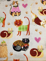 Load image into Gallery viewer, It&#39;s Raining Cats and Dogs Scrubcap Fabrics - RSquiltsNcrafts LLC
