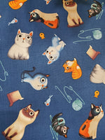 Load image into Gallery viewer, It&#39;s Raining Cats and Dogs Scrubcap Fabrics - RSquiltsNcrafts LLC
