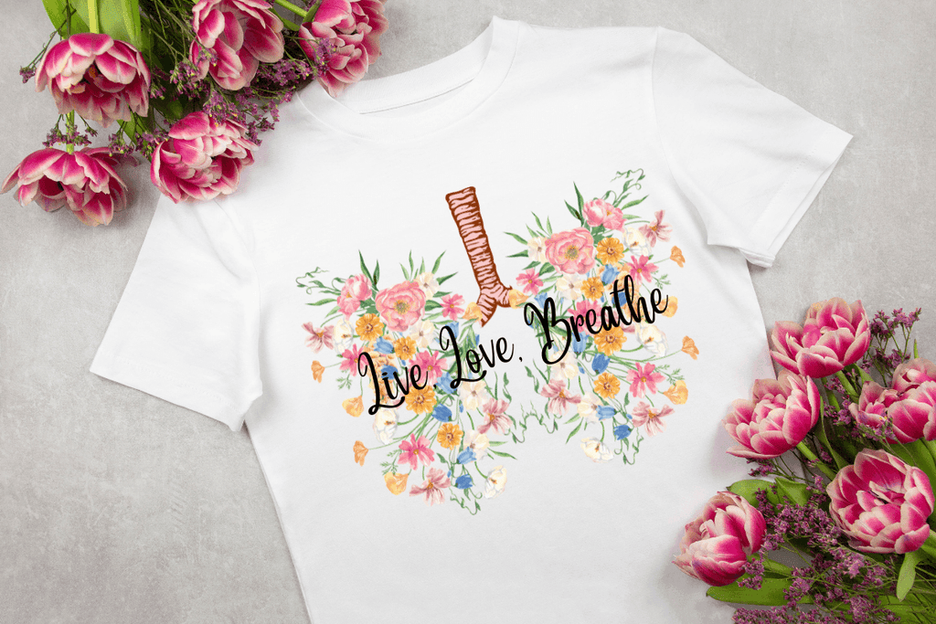 Live, Love, Breathe Sublimation T-Shirt - RSquiltsNcrafts LLC