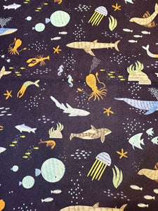 Sea Life Scrubcap Fabrics - RSquiltsNcrafts LLC